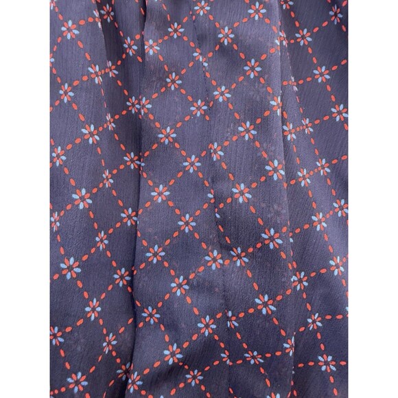 Draper James Hem Dress size L Elbow puffed Sleeve pockets smocked waist Bandana - Picture 11 of 16